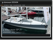 Tablet Screenshot of jpdonovandesign.com